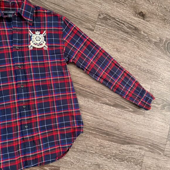 Ralph Lauren Sport Vintage Flannel Plaid Button Up - Picture 4 of 9